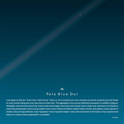 Pale Blue Dot Quote Poster | Pale blue dot, Pale blue dot quote, Blue dot