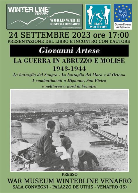 La Guerra In Abruzzo E Molise Presentazione Del Libro Nella Cornice