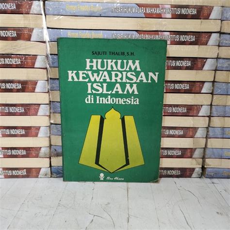 Jual BUKU ORI HUKUM KEWARISAN ISLAM DI INDONESIA Di Lapak TOKO BUKU