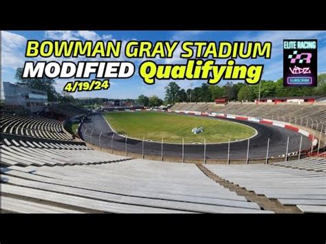 Bowman Gray MODIFIED QUALIFYING Opening Night 4 19 24 Racing