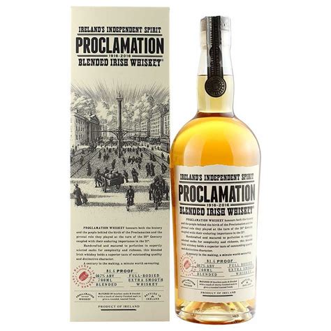 Whisky Proclamation Irish Whiskey Bruant Distribution