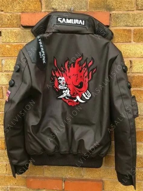 Cyberpunk Samurai Jacket | Cyberpunk Leather Replica Jacket