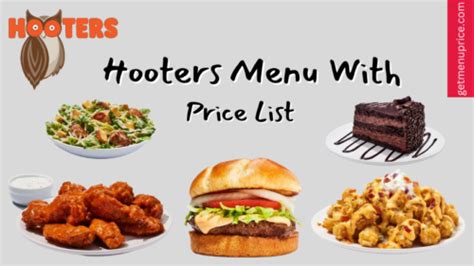 Hooters Menu Price List USA Updated January 2025