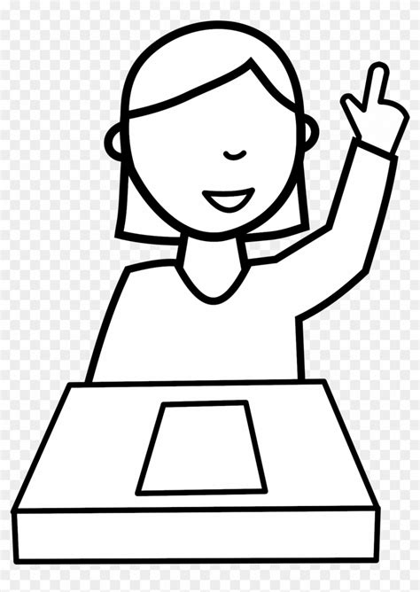 Raise Your Hand Clip Art Library