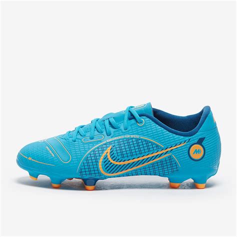 Nike Bambini Mercurial Vapor Xiv Academy Fg Mg Blu Cloro Arancione