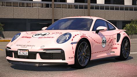 Porsche Turbo S Pink Pig Livery K Gta Mods