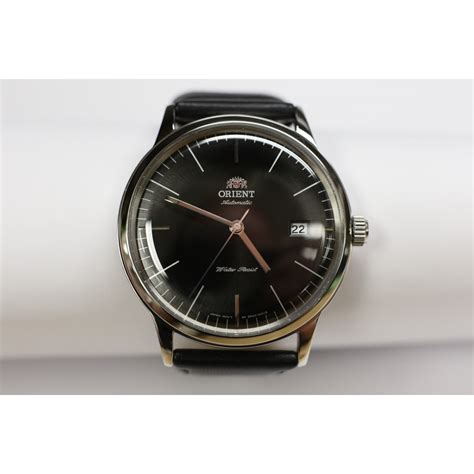 Orient Bambino Black Automatic Mens Watch (ER2400LB)