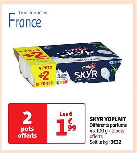 Promo Skyr Yoplait Chez Auchan ICatalogue Fr