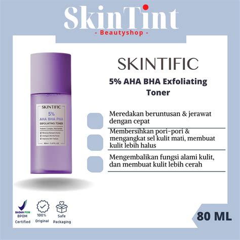 Jual Skintific Aha Bha Pha Exfoliating Toner Ml Shopee Indonesia