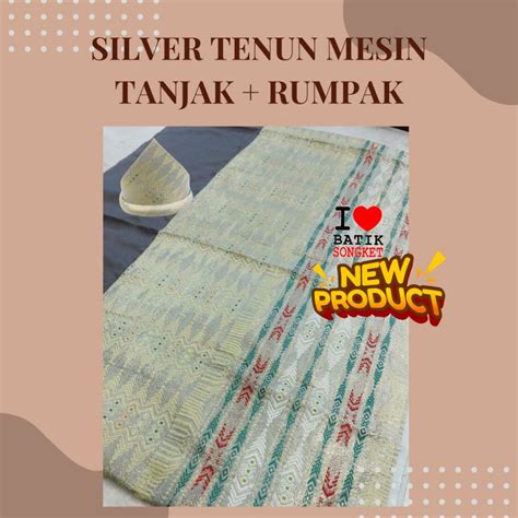 Jual Paket Sarung Rumpak Topi Tanjak Asli Original Tenun Adat