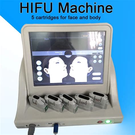 Portable High Intensity Focused Ultrasound Hifu Face Lifting Skin Tightening Machine For Wrinkle