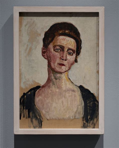 Portrait Of Berthe Hodler Jacques By Swiss Painter Ferdinand Hodler On