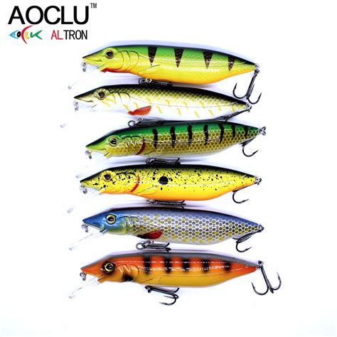 Aoclu New Lure Pcs Lot Wobbler Mm G Floating Pike Amur Pikc Hard