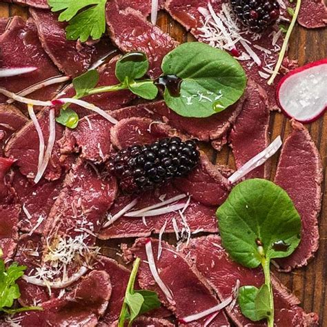 Venison Carpaccio - Olivado