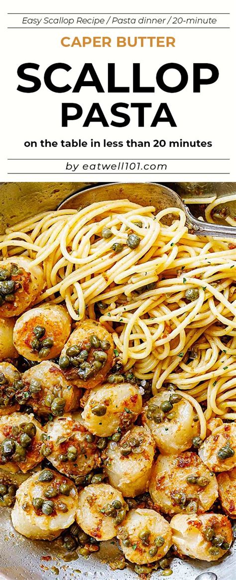 Pan-Seared Scallop Pasta Recipe – Pan-Seared Scallops Recipe with Pasta — Eatwell101