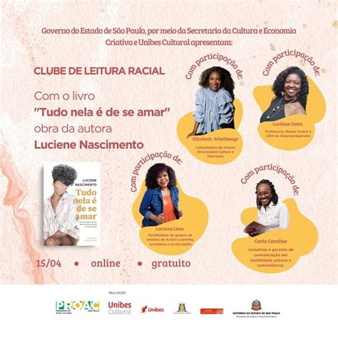 Clube De Leitura Racial De Abril Conversa Sobre Os Poemas De Tudo Nela