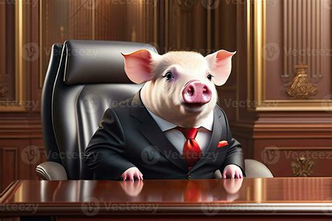 Pig in Suit Office 25522712 Stock Photo at Vecteezy