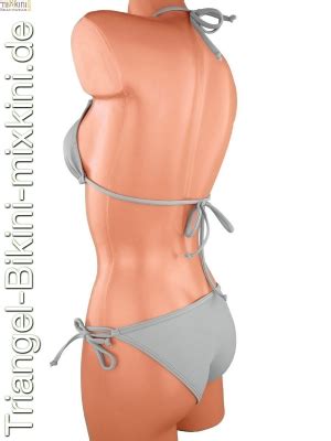 Bikini Triangel Grau Separate Gr En Jetzt Kaufen Mixkini Beachwear