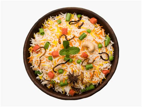 Plate Png Veg Biryani Anise Seed Islamic Girl Indian Dishes Image