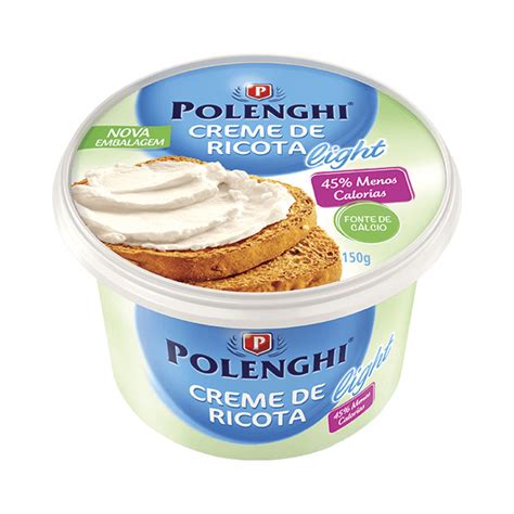 Creme De Ricota Light Polenghi 150g Loja Palato