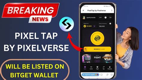 PIXEL TAP IS LISTING ON BITGET WALLET YouTube