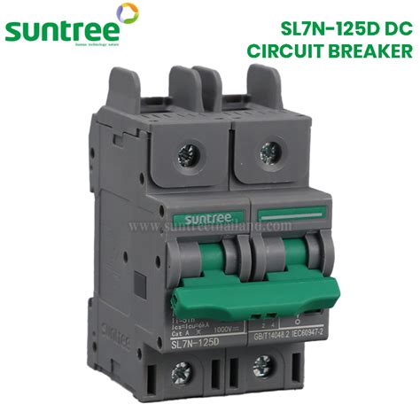 Suntree SL7N 125D DC Circuit Breaker 2P 600V MCB ตวเลอก 100A 125A บอ