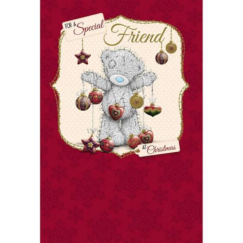 Special Friend Me To You Bear Christmas Card X01ms263 Me To You Bears Online Store