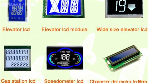 Custom Tn Htn Stn Fstn Va 7 Segment Fuel Dispenser Lcd Display Screen