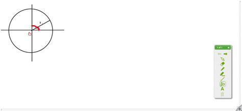 how to find a point on a circle