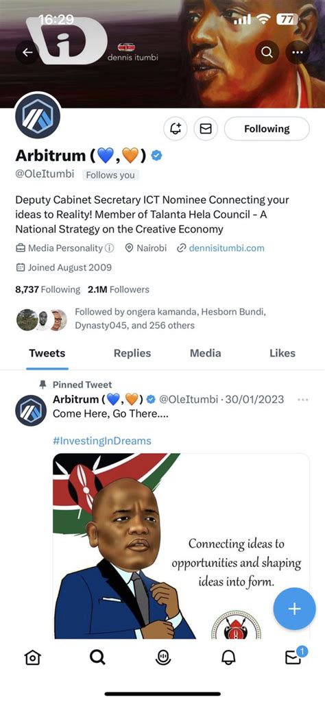 Cyprian Is Nyakundi On Twitter Dennis Itumbi AKA Arbitrum