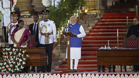 Modi Is Sworn In As India S Prime Minister For A Rare Third Term