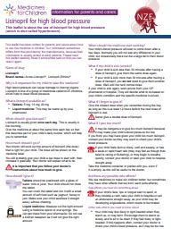 Lisinopril For High Blood Pressure | KidsHealth NZ