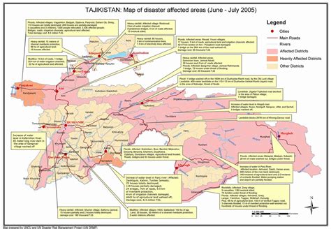 Tajikistan Map Political Regional | Maps of Asia Regional Political City