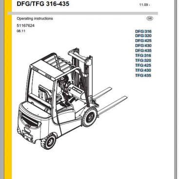 Jungheinrich Forklift Dfg Tfg Operating Instructions