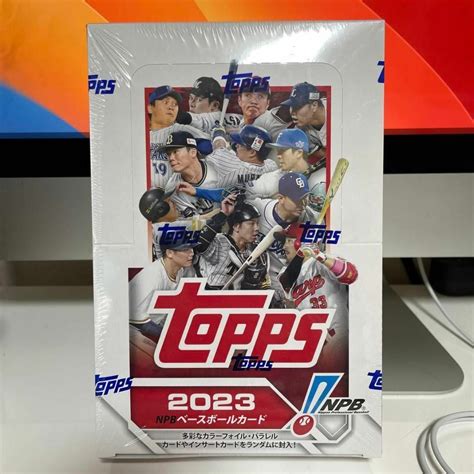 Yahooオークション 新品未開封 Box Topps 2023 Npb ベースボールカード