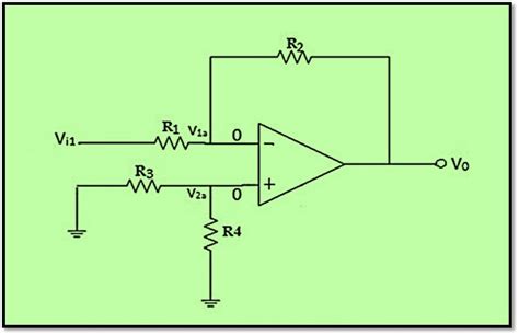 Differential Amplifier Schematic