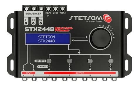 Processador De Áudio Digital Stetsom Stx 2448 Equalizador