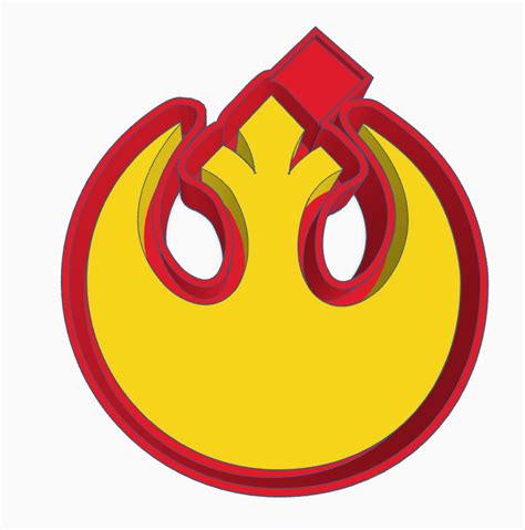 STL file Star Wars Rebel Symbol Air Freshener Mold・3D printable model ...