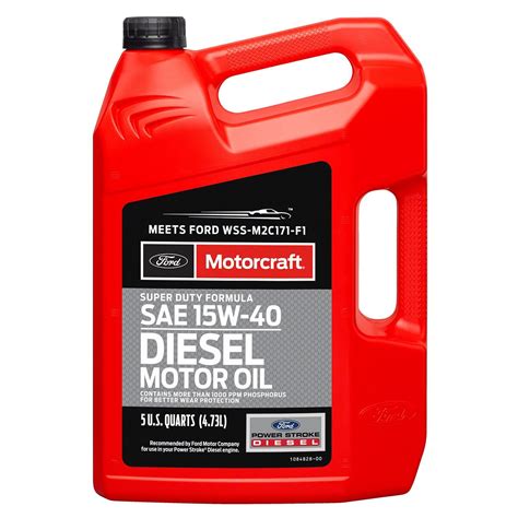 Motorcraft 15w 40 Diesel Engine Oil 5 Quart