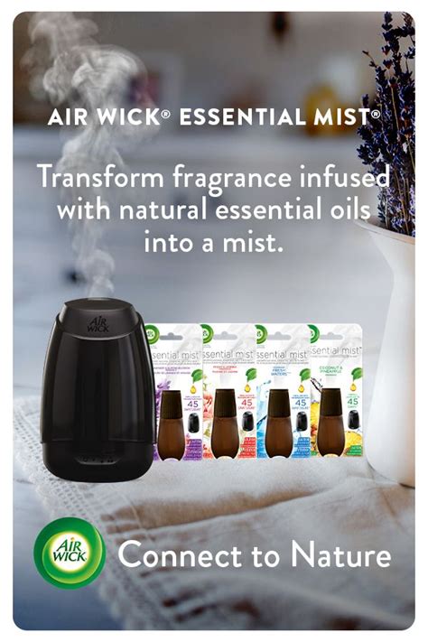 Air Wick® Essential Mist® Transforms Fragrance Infused With Natural