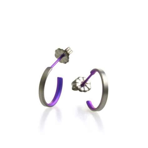 Small Titanium Hoop Earrings | TouchTitanium.com