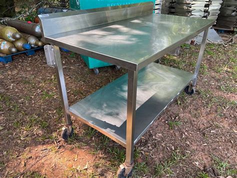 Boston Metal X Commercial Stainless Steel Work Prep Table On