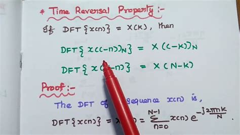 Properties Of Dft Linearity Periodicity Time Reversal Properties