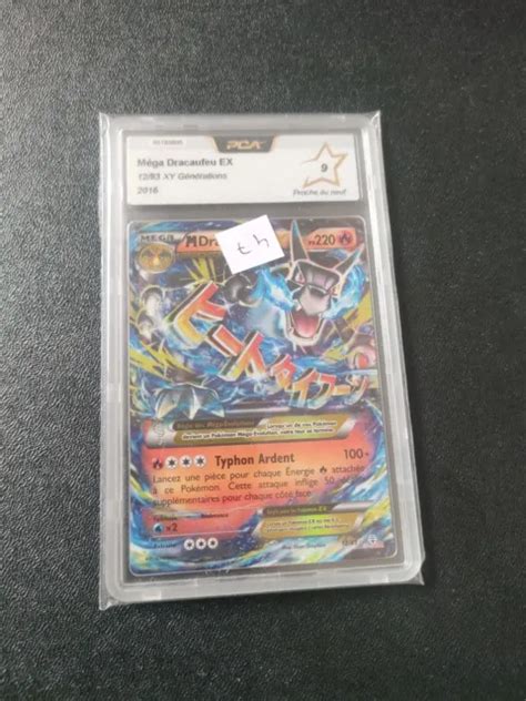 CARTE POKÉMON PCA Méga Dracaufeu EX 12 83 XY Générations PCA 9 FR EUR