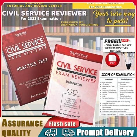 Brainbox Civil Service Reviewer W Practice Test For