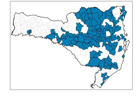 Quase metade dos municípios de SC decretaram situação de emergência por