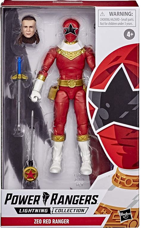 Power Rangers ZEO Legacy Build A Megazord Red Ranger Action Figure [ZEO ...