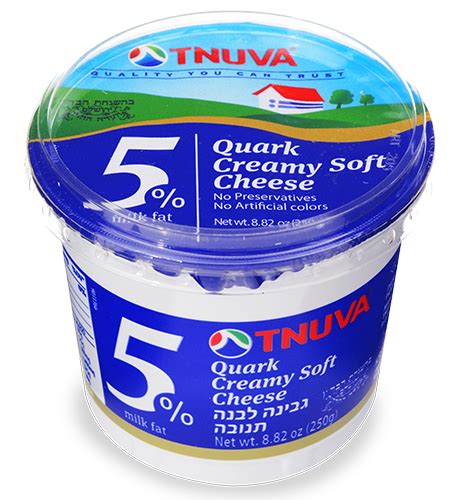 Quark Creamy Soft Cheese 5% – Tnuva