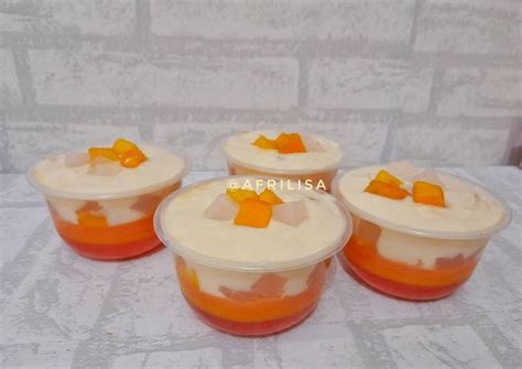 Resep Mango Cheese Pudding Oleh Afrilisa Cookpad