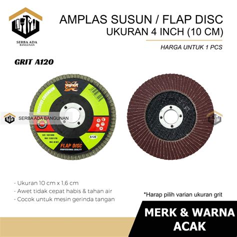 Jual Amplas Gerinda Amplas Susun Flap Disc Inch Flapdisc Sanding